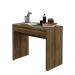 Mesa para Escritório Home Office ME4107 MDP Nogal G69 - Gran Belo