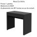 Mesa para Escritório Home Office ME4107 MDP Preto G69 - Gran Belo