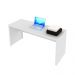 Mesa para Escritório Home Office ME4109 MDP Branco G69 - Gran Belo