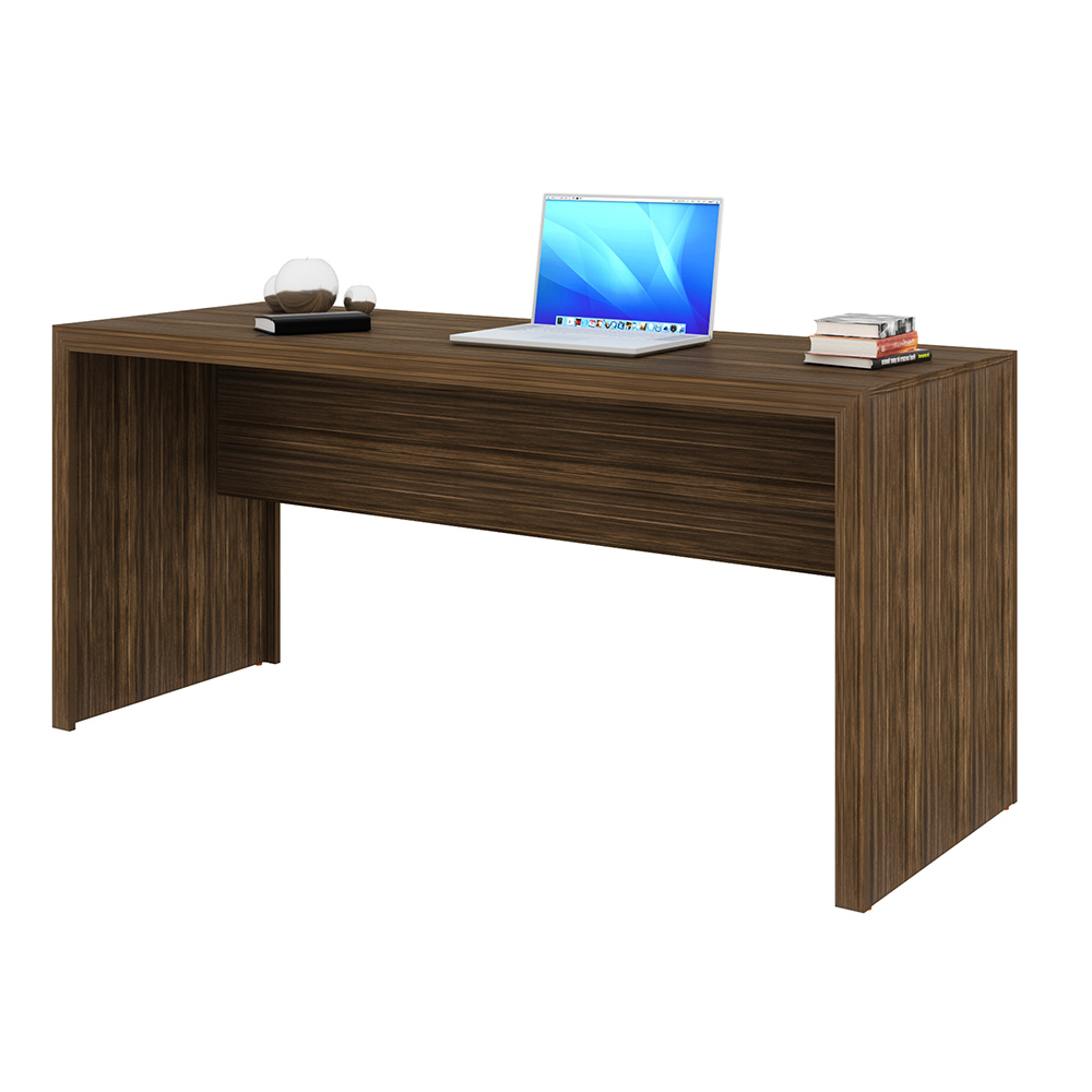 Mesa para Escritório Home Office ME4109 MDP Nogal G69 - Gran Belo
