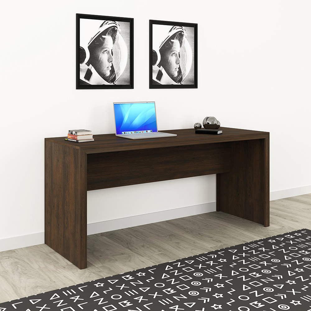 Mesa para Escritório Home Office ME4109 MDP Rustico G69 - Gran Belo