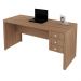 Mesa para Escritório Home Office ME4113 MDP Amendoa G69 - Gran Belo