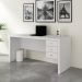 Mesa para Escritório Home Office ME4113 MDP Branco G69 - Gran Belo