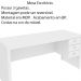 Mesa para Escritório Home Office ME4113 MDP Branco G69 - Gran Belo