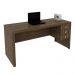 Mesa para Escritório Home Office ME4113 MDP Nogal G69 - Gran Belo