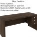 Mesa para Escritório Home Office ME4113 MDP Rustico G69 - Gran Belo