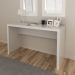 Mesa para Escritório Home Office ME4135 MDP Branco G69 - Gran Belo