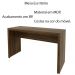 Mesa para Escritório Home Office ME4135 MDP Nogal G69 - Gran Belo