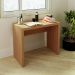 Mesa para Escritório Home Office ME4139 MDP Amendoa G69 - Gran Belo