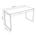 Mesa para Escritório Home Office ME4156 MDP Amendoa/Preto G69 - Gran Belo