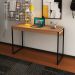 Mesa para Escritório Home Office ME4160 MDP Amendoa/Preto G69 - Gran Belo