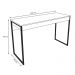 Mesa para Escritório Home Office ME4160 MDP Amendoa/Preto G69 - Gran Belo