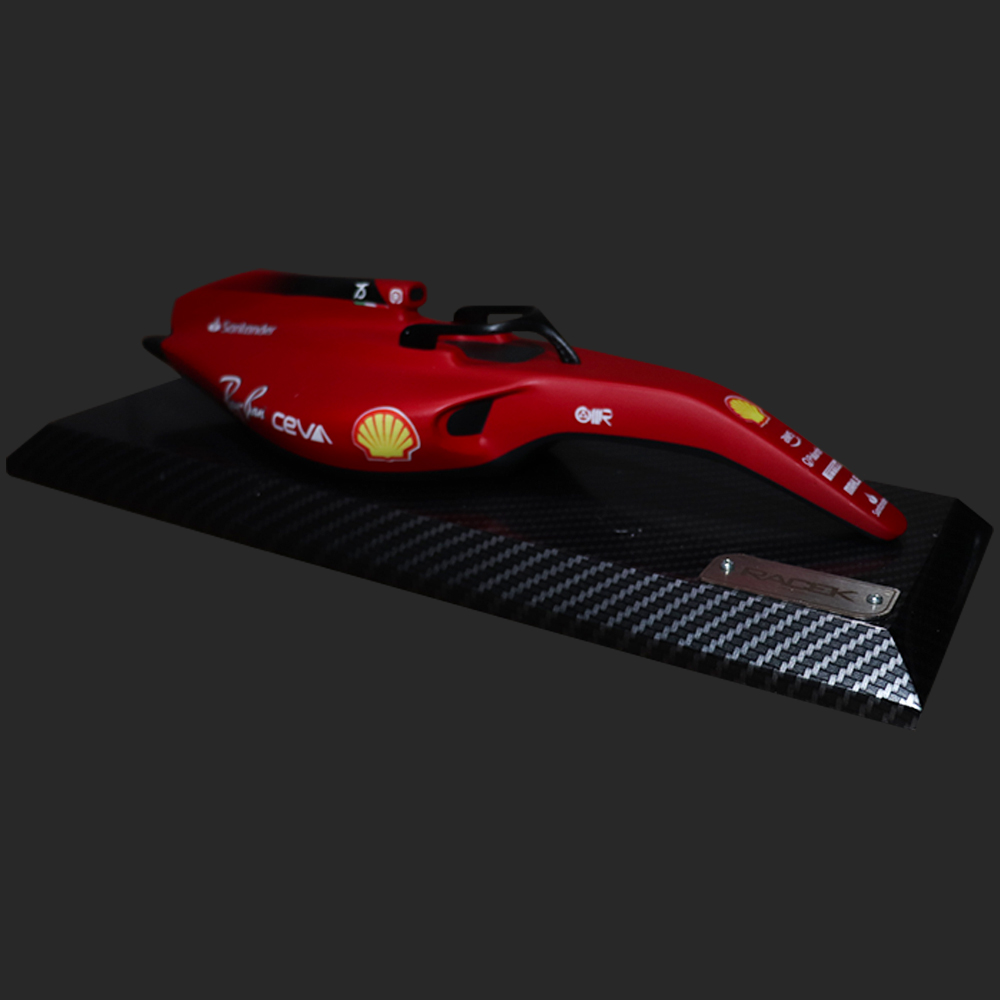 Miniatura 3D Quadro Decorativo 33cm x 12,5cm Carro F1 SF90 Vermelha G53 - Gran Belo