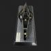 Miniatura de Quadro Decorativo 33cm x 12,5cm Carro F1 Lotus Snn 98T Preto G53 - Gran Belo