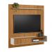 Painel Decorativo Dominique Ripado MDP e MDF TV até 65 Polegadas Nature/Off White G77 - Gran Belo