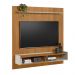 Painel Decorativo Dominique Ripado MDP e MDF TV até 65 Polegadas Nature/Off White G77 - Gran Belo
