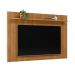 Painel Decorativo Grace 2.0 MDP e MDF TV até 70 Polegadas Ripado Prateleira Nature G77 - Gran Belo