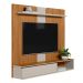 Painel Decorativo Home MDP/MDF TV até 65 Polegadas Porta Frontier Nature/Off White G77 - Gran Belo