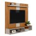 Painel Decorativo Home MDP/MDF TV até 65 Polegadas Porta Frontier Nature/Off White G77 - Gran Belo