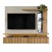 Painel Decorativo Otawa Porta Ripada TV até 60 Polegadas Carvalho/Off White G77 - Gran Belo