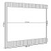 Painel Decorativo Singapura MDP/MDF TV até 70 Polegadas Ripado 1.8 Tauari/Off White G77 - Gran Belo