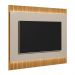 Painel Decorativo Singapura MDP/MDF TV até 70 Polegadas Ripado 1.8 Tauari/Off White G77 - Gran Belo