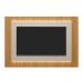Painel Decorativo Singapura MDP/MDF TV até 70 Polegadas Ripado 2.2 Tauari/Off White G77 - Gran Belo