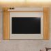 Painel Extensível Tremonti TV até 55 Polegadas Prateleira Tauari/Off White G77 - Gran Belo