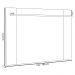 Painel Extensível Tremonti TV até 55 Polegadas Prateleira Tauari/Off White G77 - Gran Belo
