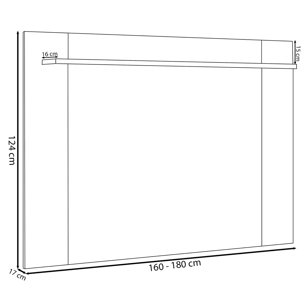 Painel Extensível Tremonti TV até 55 Polegadas Prateleira Tauari/Off White G77 - Gran Belo