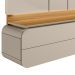 Painel Home Decorativo Zendaya MDP/MDF TV até 75 Polegadas Portas Tauari/Off White G77 - Gran Belo
