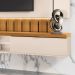Painel Home Suspenso 2.2 para TV até 70" Sala de Estar Shawn Off White/Cinamomo G26 - Gran Belo