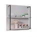 Painel Organizador com Solesi 2 Prateleiras Branco G96 - Gran Belo