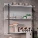Painel Organizador com Solesi 3 Prateleiras Branco G96 - Gran Belo