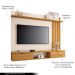 Painel Suspenso Decorativo Ripado MDP/MDF Portas Basculantes Dublin Off White/Cinamomo G26 - Gran Belo