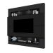 Painel Suspenso Forlán 210cm em MDF 25mm com Led Suporta TV até 75 Polegadas Preto Fosco G37 - Gran Belo