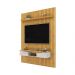 Painel Suspenso Ripado Seko TV 65" Portas Basculantes Borda Chanfrada Cedro/Bali G18 - Gran Belo