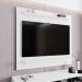 Painel para TVs até 50 Linden MDP/BP com 2 Prateleiras Branco G96 - Gran Belo