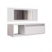 Penteadeira Camarim Potaro com Nicho Decorativo Branco G96 - Gran Belo