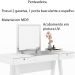 Penteadeira para Quarto Decorativa PE2002 MPD Branco G69 - Gran Belo