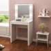 Penteadeira para Quarto Decorativa PE2017 MPD Branco G69 - Gran Belo