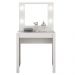 Penteadeira para Quarto Decorativa PE2017 MPD Branco G69 - Gran Belo