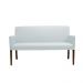 Poltrona 2 Lugares Liverpool PU Sintético Branco G15 - Gran Belo