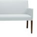 Poltrona 2 Lugares Liverpool PU Sintético Branco G15 - Gran Belo