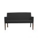 Poltrona 2 Lugares Liverpool PU Sintético Preto - Gran Belo