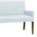 Poltrona 2 Lugares Liverpool Tressê Corano Branco - Gran Belo