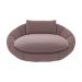 Poltrona Caminha para PET Afrodite Veludo Rosê G45 - Gran Belo