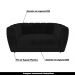 Poltrona Caminha para PET Scooby Veludo Preto G45 - Gran Belo