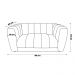 Poltrona Caminha para PET Scooby Veludo Preto G45 - Gran Belo