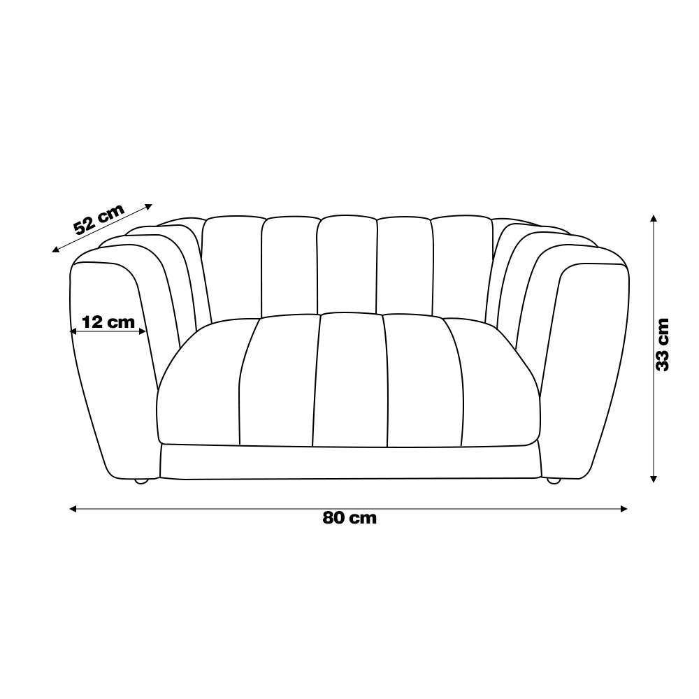 Poltrona Caminha para PET Scooby Veludo Preto G45 - Gran Belo